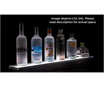 Beverage-Air LS5-60L 5' Two Tier LED Bottle Display, 15 Bottle