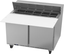 Beverage-Air SPE36HC-10C Refrigerated Sandwich Prep Table, 36"W, 2-Section, 10 Pans, Cutting Board