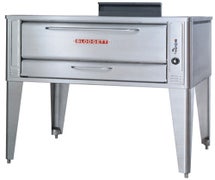 Blodgett 1048 Single-Deck Gas Pizza Oven - 48" Wide Baking Compartment, Lp, Canopy Hood