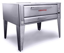 Blodgett 961P Single Pizza Deck Oven - 60"W, Natural, Direct Vent Hood