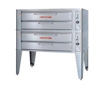 Blodgett 961P-DOUBLE - 60"W Double Pizza Deck, Gas, Natural, Direct Vent Hood