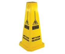 Impact Products 23816 25" Cone-Shaped Caution Wet Floor Sign (5-Pack)
