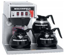 Bloomfield 8572D3F Automatic Coffee Brewer with Hot Water Faucet, 3 Bottom Warmers