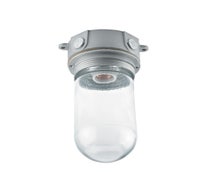 Krowne Metal 25-125 Refrigeration Vaporproof Light Fixture with Tempered Glass Globe