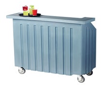 Cambro BAR540 - CamBar Portable Bar - Small Profile - 54"Wx25-7/8"Dx46-1/8"H, Slate Blue