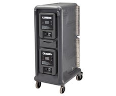 Cambro PCU1000HC615 Pro Cart Ultra 10-Pan Electric Holding Cabinet with One Hot Compartment and One Cold Compartment