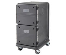 Cambro PCU2000PP615 Pro Cart Ultra 20-Pan Non-Electric Holding Cabinet with Two Compartments