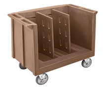 Dish and Tray Caddy - Adjustable, Coffee Beige