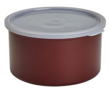 Salad Crock With Lid 1-1/2 Quart, Reddish Brown