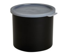 Salad Crock With Lid 2.7 Quart, Black