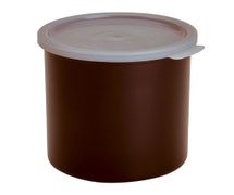 Salad Crock With Lid 2.7 Quart, Brown