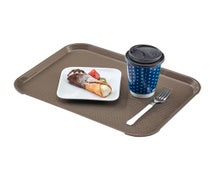 Plastic Food Tray, 10-7/16"Wx13-9/16"D, Desert Tan