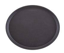 Service Tray 16" Round, Fiberglass, Black