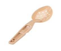 Buffet Serving Spoon - 11" Curved Neck Perforated, Beige