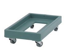 Cambro CD1327401 Camdolly Single Milk Crate Dolly for 13"x13" Crates, Slate Blue, 300 lb. Capacity