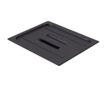Food Pan Cover with Handle Half-Size Camwear Pans, Black
