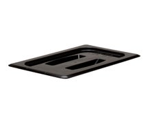 Cold Food Pan Cover with Handle Fourth-Size Camwear Pans, Black