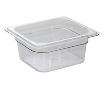 Cambro Cold Food Pan with Lids and Free Labels Kit, Sixth-Size