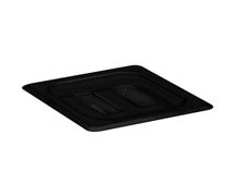 Shop CAMBRO MANUFACTURING CO. 60CWCH110 Cold Food Pan Cover with Handle Sixth-Size Camwear Pans, Black