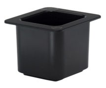 Cold Food Pan - ColdFest Sixth-Size, Black