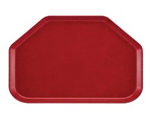 Fiberglass Trays 14"Wx18"D Trapezoid Camtray, Cherry