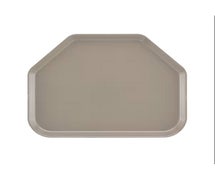 Fiberglass Trays 14"Wx18"D Trapezoid Camtray, Taupe