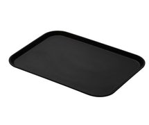 Service Tray 17-13/16"x25-11/16" Rectangular, Fiberglass, Black