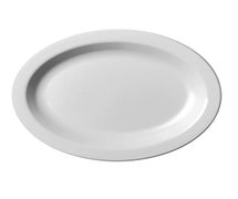 Polycarbonate Dinnerware Oval Platter, 12"x9", White