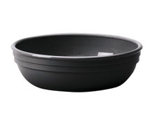 Polycarbonate Dinnerware 12-1/2 oz. Nappie Bowl, 5", Black