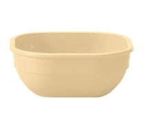 Polycarbonate Dinnerware 9-3/8 oz. Square Bowl, 4", Beige