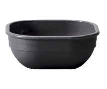 Polycarbonate Dinnerware 9-3/8 oz. Square Bowl, 4", Black