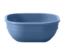 Polycarbonate Dinnerware 9-3/8 oz. Square Bowl, 4", Slate Blue