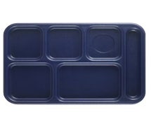 Cambro PS1014 - Penny-Saver Compartment Cafeteria Tray - 14-1/2"Wx10"D - Economical Co-polymer Construction, Navy