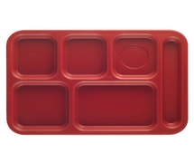 Cambro PS1014 Penny-Saver Compartment Co-Polymer Cafeteria Tray, 14-1/2"Wx10"D, Cranberry