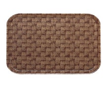 Camtray 8" X 10" Rectangle - Case Of 12, Dark Basketweave