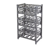 Cambro ESU243672C96580 - Camshelving Elements Ultimate #10 Can Rack Stationary Unit - 24"W x 36"L x 72"H (26"W with can rack overhang)