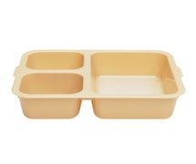 Tray 3 Compartment Camwear, Beige - Case Of 24