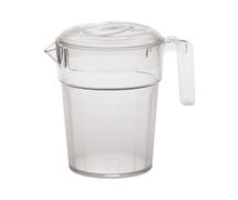 Stackable Pitcher 1 Liter, Clear - Case of 6