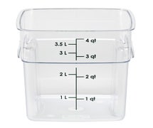 Cambro 4SFSPROCW135 Camsquares FreshPro Food Storage Container, 4 qt.