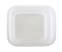 Cambro SFC1FPPP190 Camsquares FreshPro Easy Seal Cover, Translucent, Fits 1/2 and 1 qt. Containers