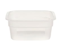 Cambro HFSFSPROPP190 Camsquares FreshPro Translucent Polypropylene Food Storage Container, 1/2 qt.