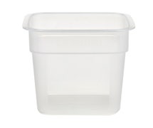 Cambro 1SFSPROPP190 Camsquares FreshPro Translucent Polypropylene Food Storage Container, 1 qt.