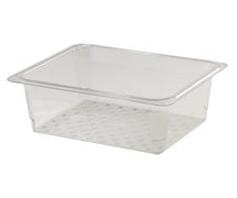 Cambro 25CL Cold Food Pan Pan Colander 5"H , Half-Size Camwear Cold Food Pans