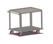 Carter-Hoffmann UC3S2433 Utility Cart, 700 Lb Capacity, (3) Shelves