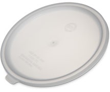 Carlisle 020302 StorPlus Round Container Lid, 2 - 3-1/2 Qt., White