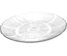 Carlisle 695607 Petal Mist Plate 9"Diam. Salad Plate, Clear