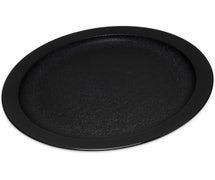 Polycarbonate Dinnerware Narrow Rim Plate, 9", Black