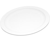 Polycarbonate Dinnerware Narrow Rim Plate, 9", White
