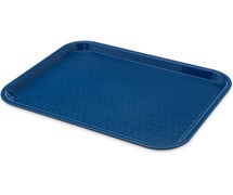 Carlisle CT101414 Cafe 10"x14" Fast Food Cafeteria Tray, Blue, Case of 12