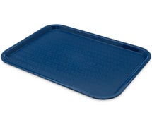 Carlisle CT121614 Cafe 12"x16" Fast Food Cafeteria Tray, Blue, Case of 12 